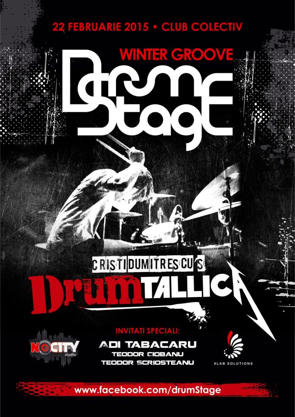 DrumStage, la a treia editie pe 22 februarie, in Club Colectiv